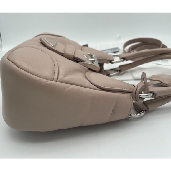 $2950 NEW PRADA MOON NAPPA LEATHER RE-EDITION 2002 MINI SHOULDER BAG PURSE - Picture 9 of 16